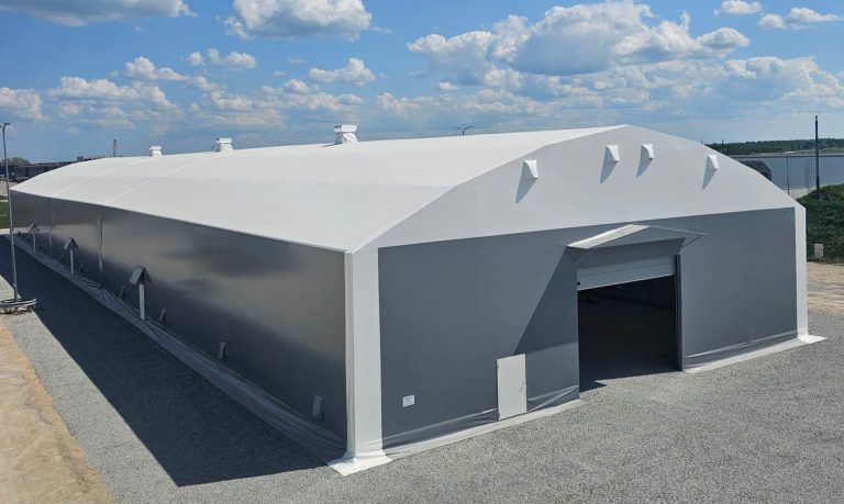 Finest-Halli PVC hall Prantsuse väeosale Tapal